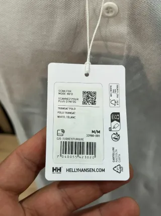 Polo Helly Hansen Blanco Talla M