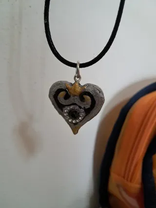 Collana Kingdom Hearts con ciondolo del cuore.