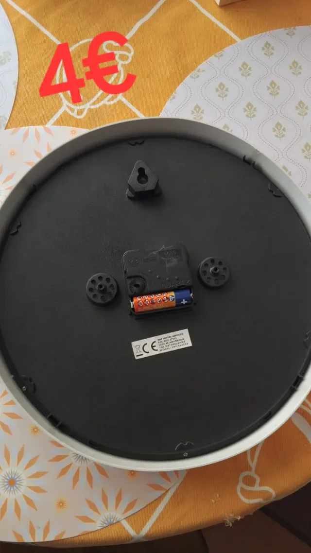 Relógio de parede colorido Para cozinha