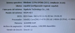 PC GAMING i7 4770-16 RAM-SSD-HDD-GTX 950 2GB-W 11