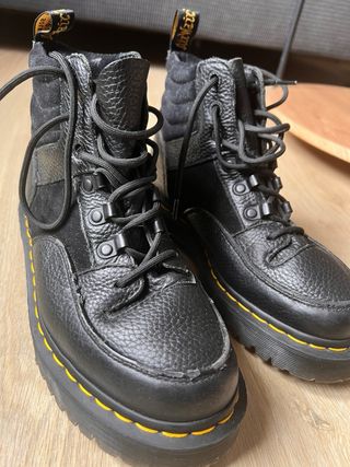 Botas Dr. Martens Piel y Gamuza Negras