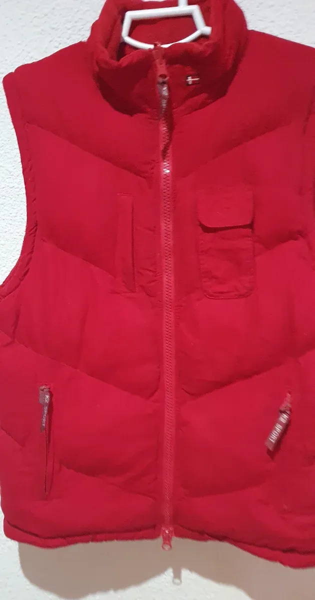 Chaleco reversible rojo