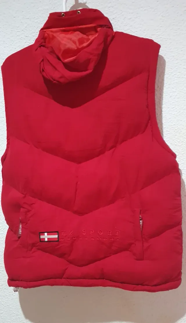 Chaleco reversible rojo