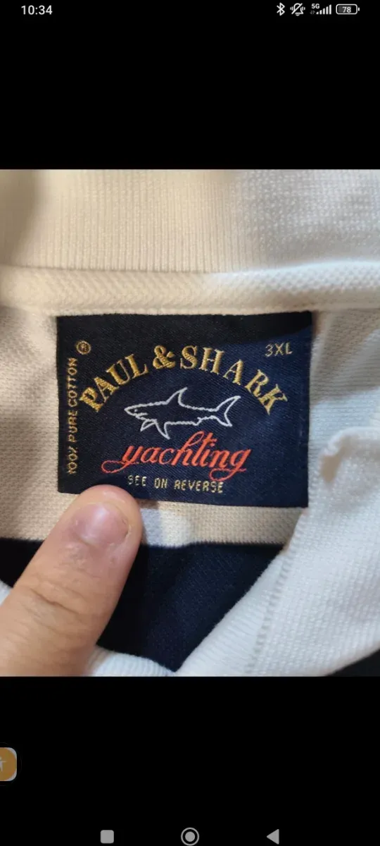 Polo Paul and Shark Rayas Talla M