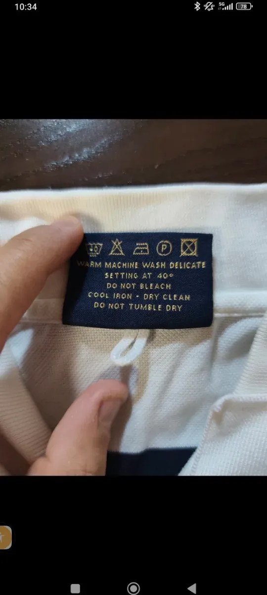 Polo Paul and Shark Rayas Talla M