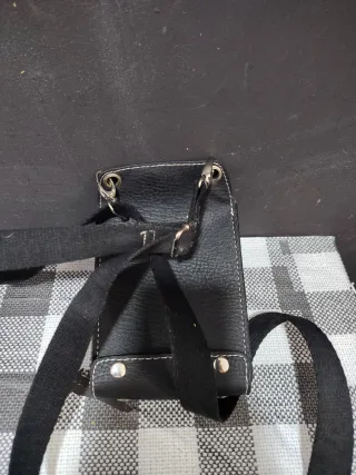 Porta tijeras peluquería cinturón negro