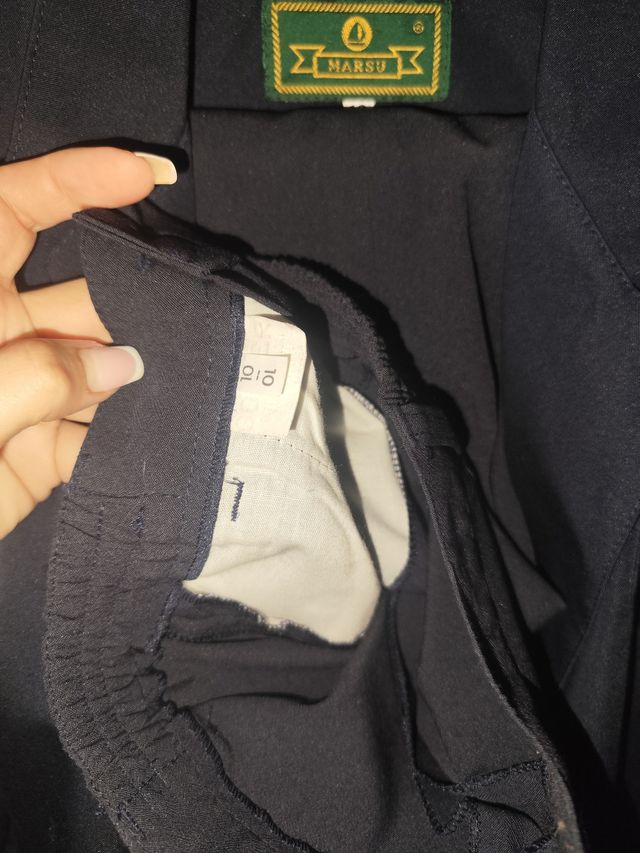 Traje comunión MARCO Negro Talla M