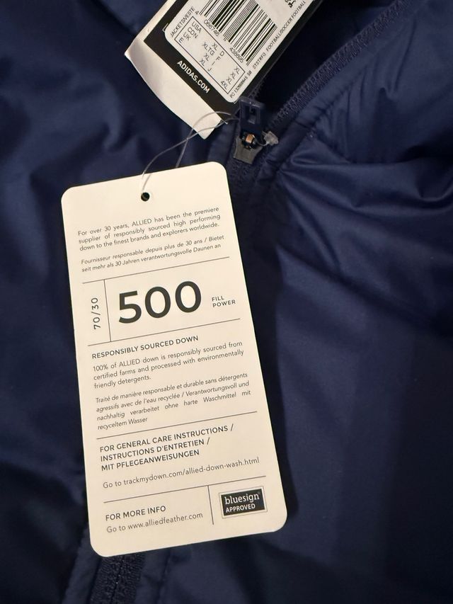 Chaquetón Adidas Azul Marino