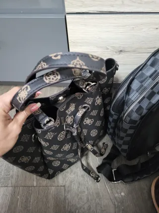 Lote 3 Bolsos Mujer Marrón y Gris