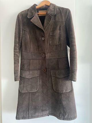 Abrigo largo Pepe Jeans marrón