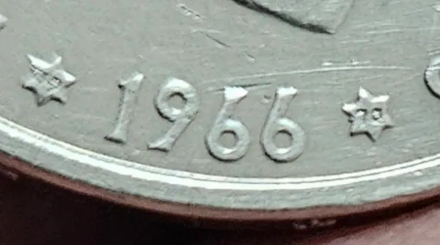 Moneda 100 Pesetas Plata Franco 1966
