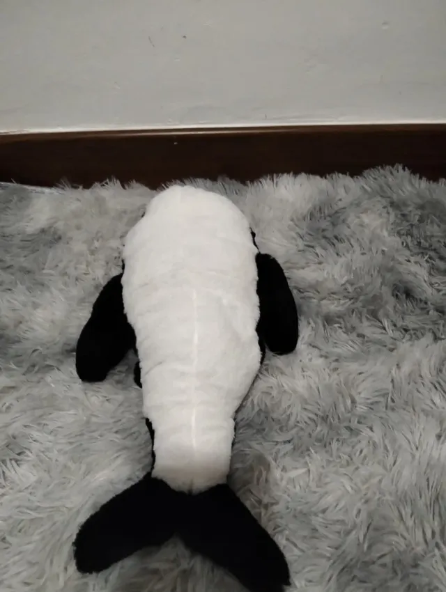 Peluche Orca Negro y Blanco
