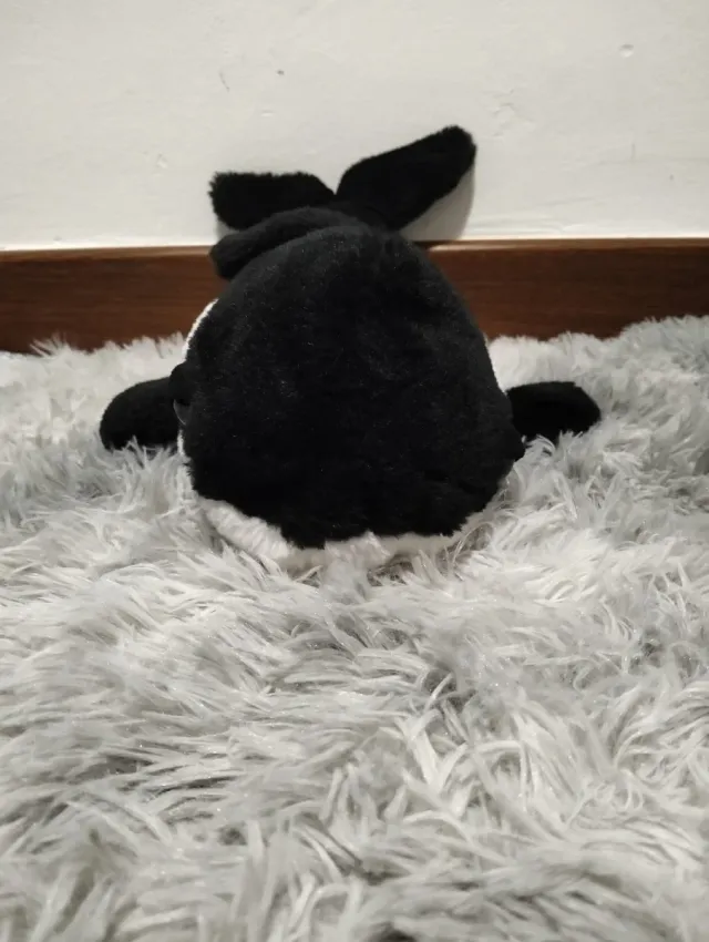 Peluche Orca Negro y Blanco