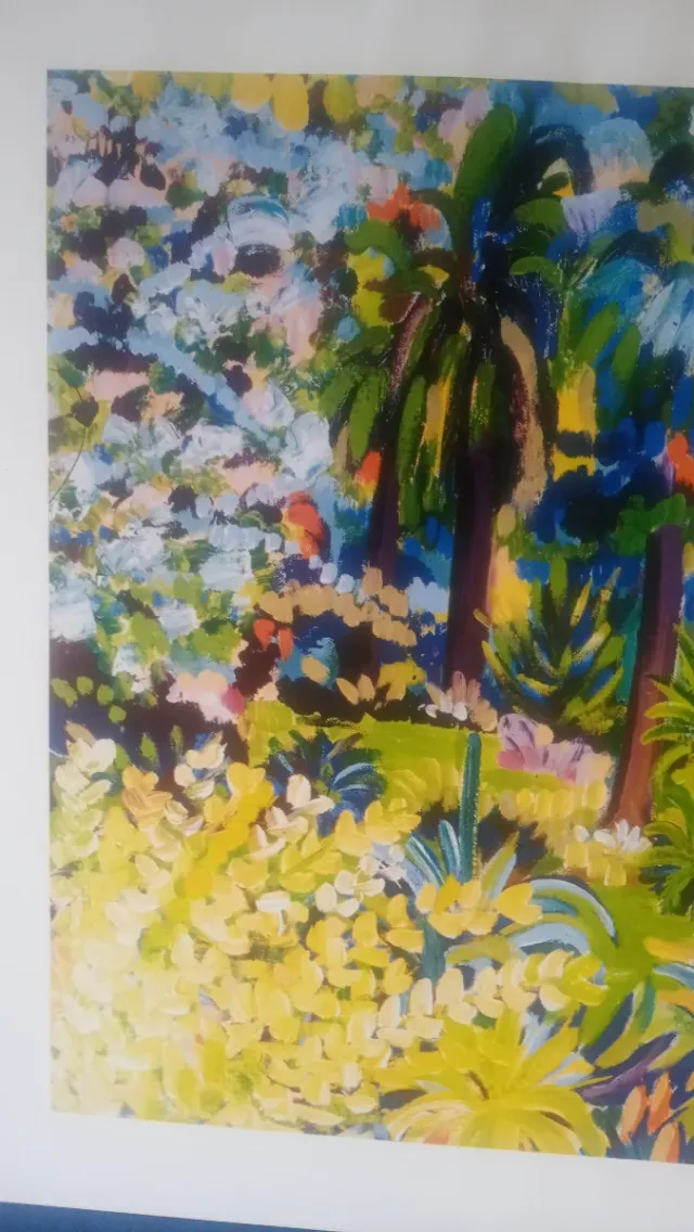 Lámina decorativa con trasera para cuadro