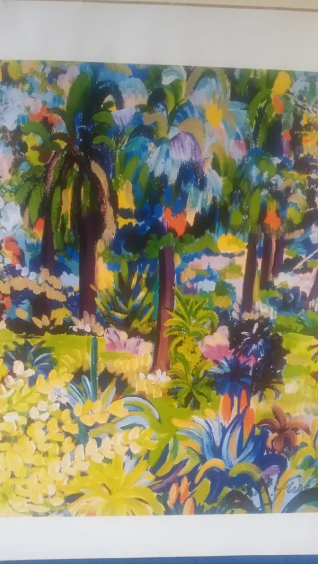 Lámina decorativa con trasera para cuadro