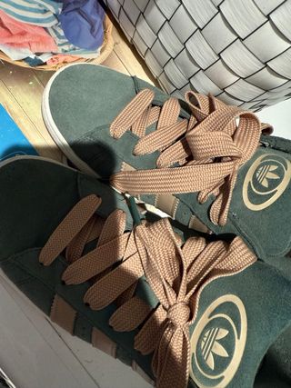 Adidas Bambas Verde y Beige