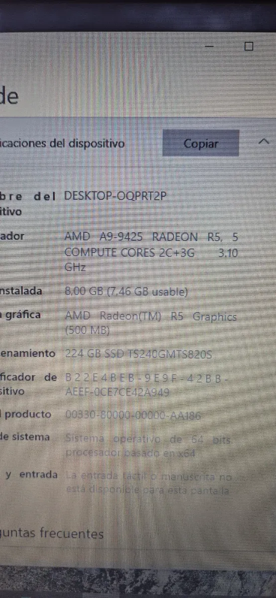 Portátil HP 15-db0109 Gris/Plateado