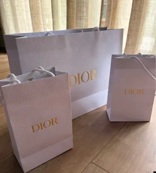 Bolsas Dior Blancas (Pack 2)