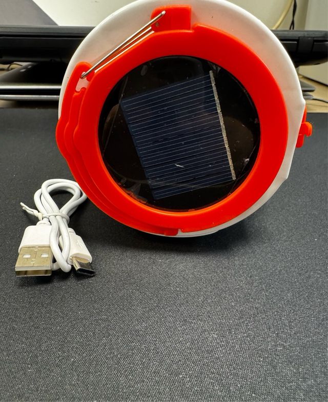 Luz solar LED recargable