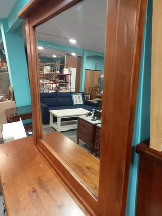 NUEVA CÓMODA MADERA CANANDIENSE CON ESPEJO