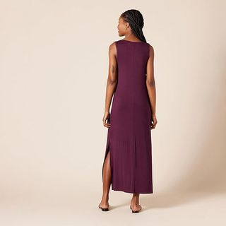 Vestido Largo Punto V-Neck XXL NUEVO