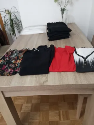 Lote 5 pantalones y 4 complementos