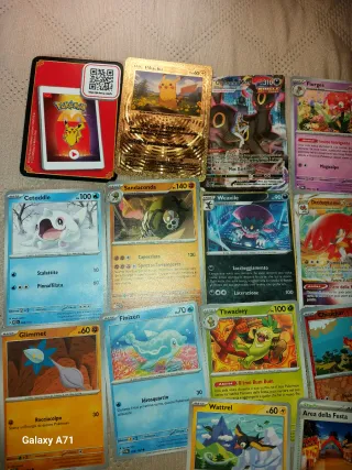 Carte Pokemon - Pikachu Dorata