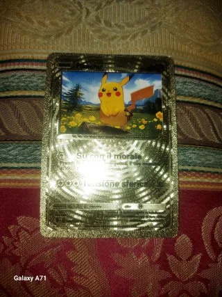 Carte Pokemon - Pikachu Dorata