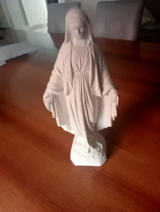 Statuetta Madonna Gesso 29 cm