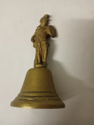 Campanello Vintage Ottone Guerriero