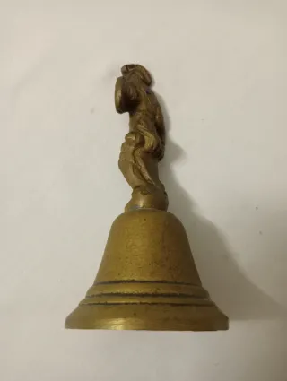 Campanello Vintage Ottone Guerriero