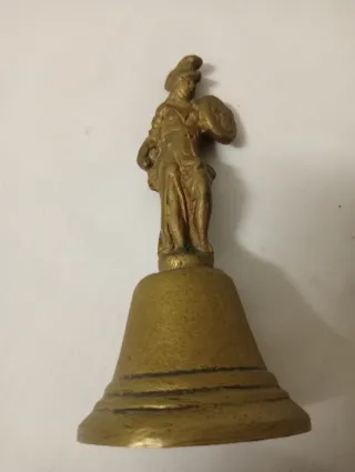 Campanello Vintage Ottone Guerriero