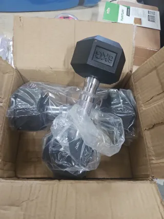 Juego de 2 Mancuernas 6 kg