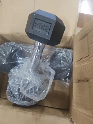 Juego de 2 Mancuernas 6 kg