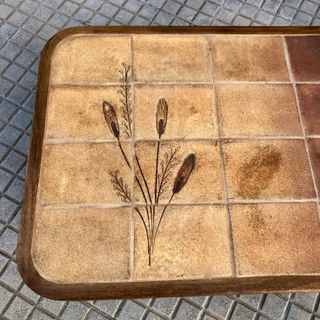 Mesa vintage Vallauris Barrois Francia 1960