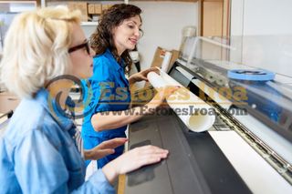 Estor Enrollable Decorativo Bicicleta Flores