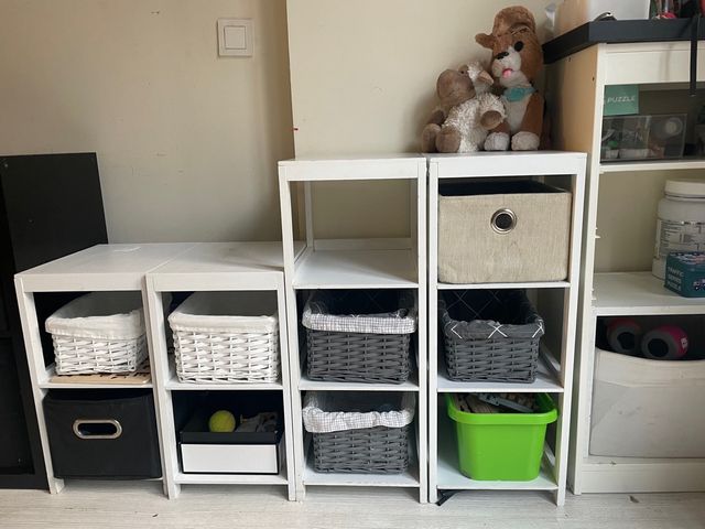 Estantería modular blanca