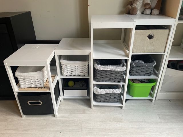 Estantería modular blanca