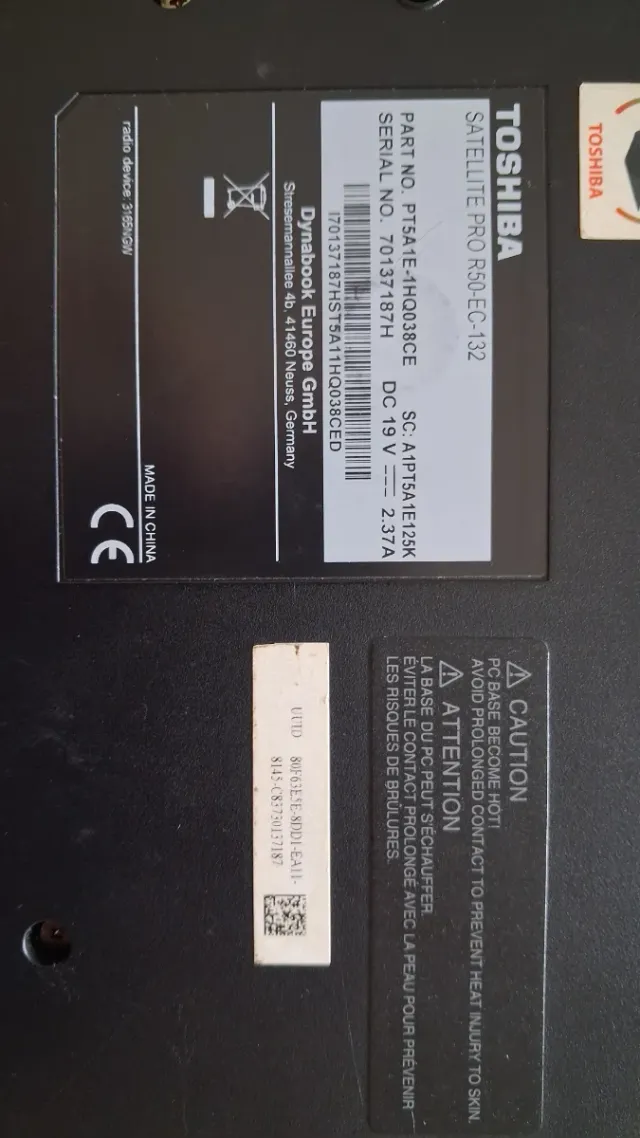 Toshiba Satellite Pro R50-EC32-132