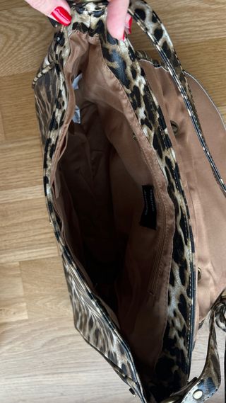 Bolso estampado print con asa larga “Blanco”