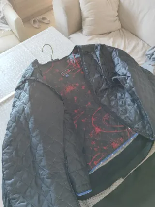 Chaqueta de moto negra