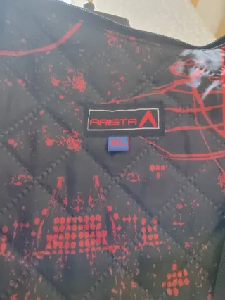 Chaqueta de moto negra