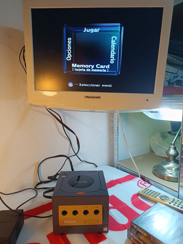 Consola GameCube com lente danificada Versão Europeia