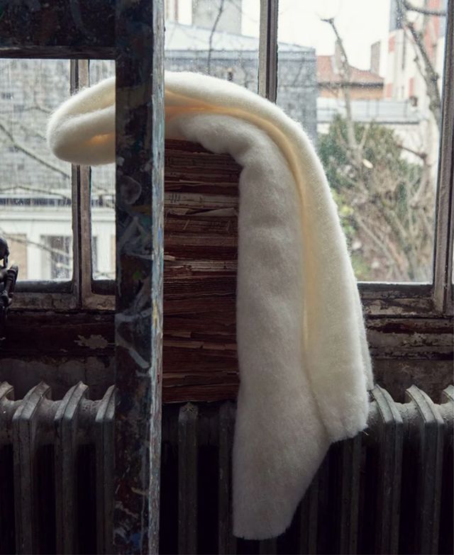 Capa LAURE DE SAGAZAN blanca talla única