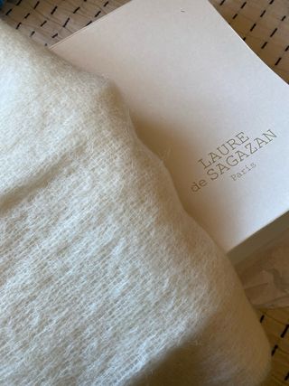 Capa LAURE DE SAGAZAN blanca talla única