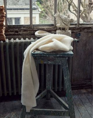 Capa LAURE DE SAGAZAN blanca talla única