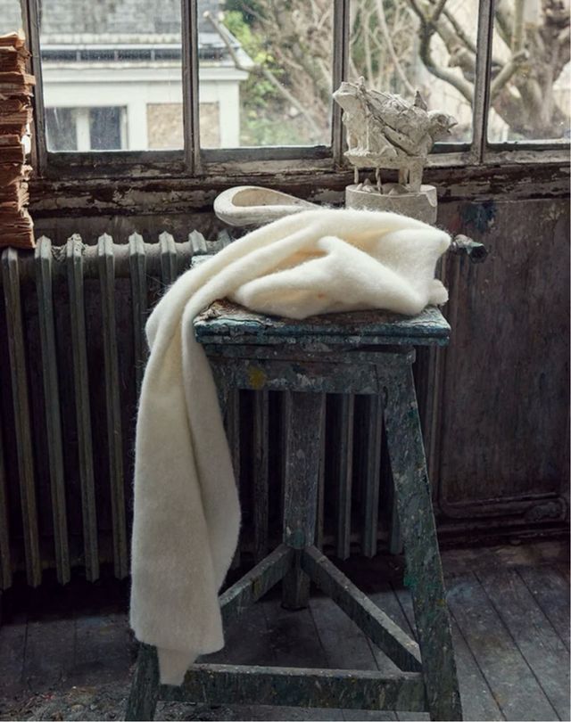 Capa LAURE DE SAGAZAN blanca talla única