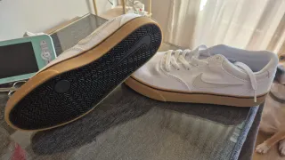 Zapatillas Nike SB Chron 2 Mujer Blancas Goma