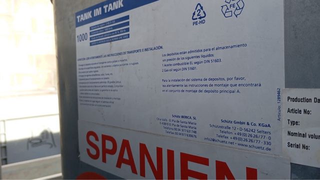 Depósito Gasoil TANK IN TANK 1000L