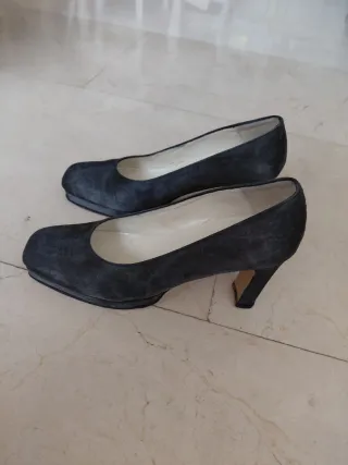 Zapatos de piel forrados raso fiesta